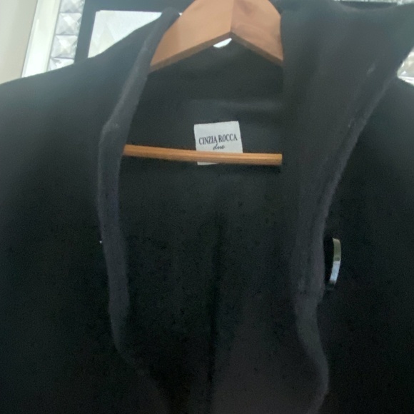 Cinzia Rocca beautiful elegant wool -cashmere coat size 16 US - Picture 4 of 4